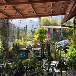 The little restaurant. View from our table