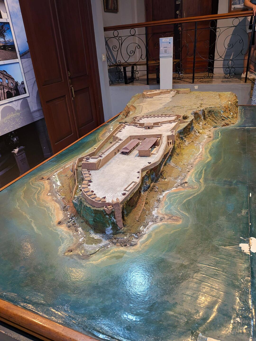 Fort San Lorenzo diorama at the mayory. It really was important.