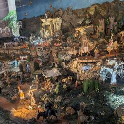 Precipe at St Filip Neri. Mary & Jose traded the manger for a palazzo portico