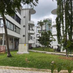 Tiong Bahru art deco style apartments.