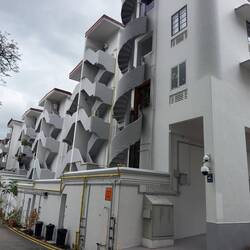 Art deco style apartments in Tiong Bahru.