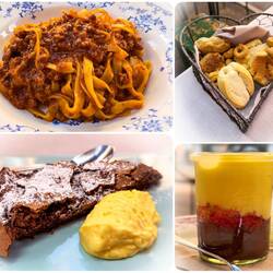 Delicious ... Trattoria Montanara — Bologna, Italy.