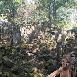 Das war mal der Hauptturm des Tempels