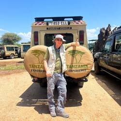 Vor der Einfahrt in den Park