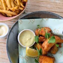 Kibbeling in Domburg