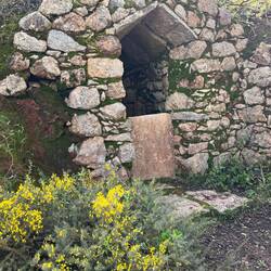 Sehr tiefer Brunnen mit ganz klarem Wasser