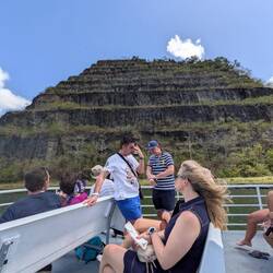 This part of the Cut looks like a stepped pyramid