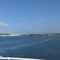 The entry to the new Miraflores locks