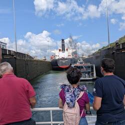 We join the crowd at Pedro Miguel