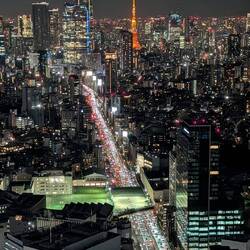 Tokyo Tower bei Nacht