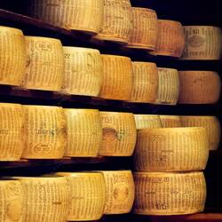 Parmigiano-Reggiano anyone? — Bologna, Italy.