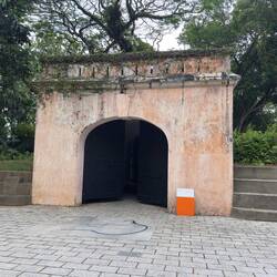 Fort Gate at Fort Canning Hill.