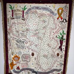 Feudal Fields by Cian Dayrit at Fort Canning Centre.