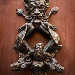 Another interesting door knocker — Bologna, Italy.