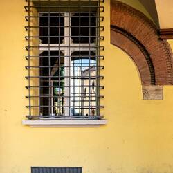 I like that some of the original architecture has been left intact — Bologna, Italy.