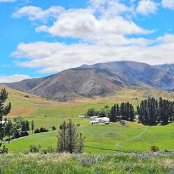 Wohnhäuser der Mitarbeiter der Farm