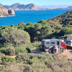 ...und unser Platz...