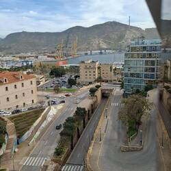 Blick auf einen Teil des Hafens