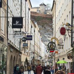 Sehr schöne Fußgänger Zone