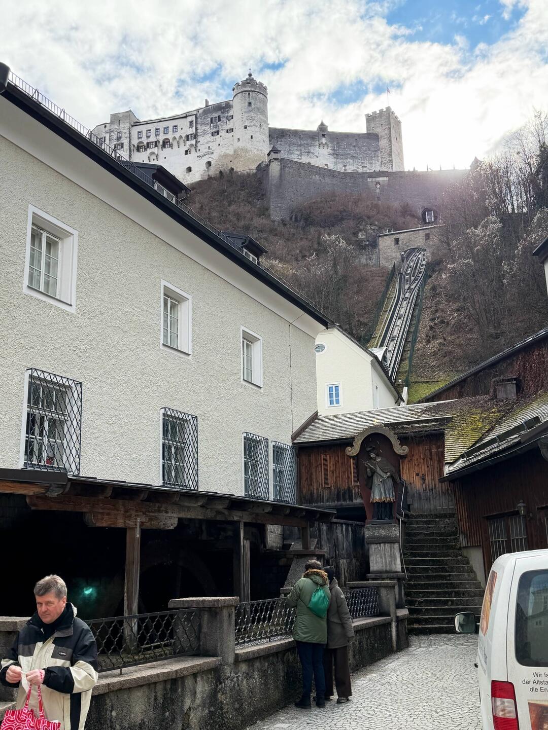 Wieder unten in der Stadt...