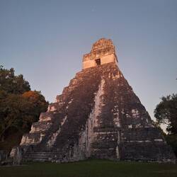 Temple 1 at dusk