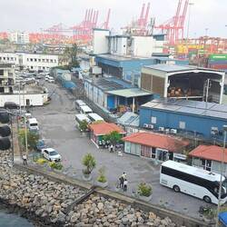 Für die Busse war nicht allzuviel Platz