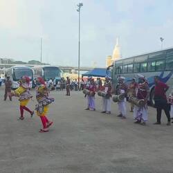 Begrüßung in Colombo