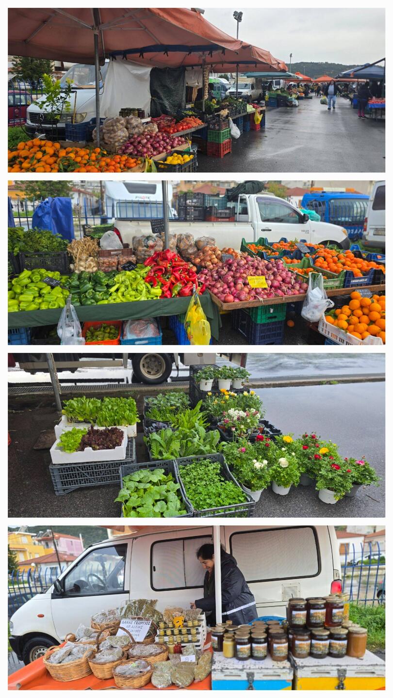 Wochenmarkt in Gythio