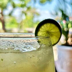 Kühle Drinks sind hier echt nötig... 34 Grad