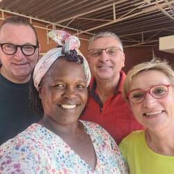 Abschied von Lynn in Bulawayo