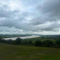 Der grosse braune Strom, welcher sich Richtung Meer schlängelt