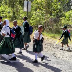 School is finished for today.