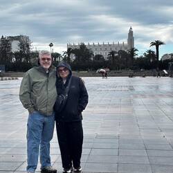 It did rain for a bit