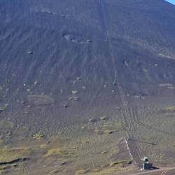 Lift den Lavaberghang hinauf