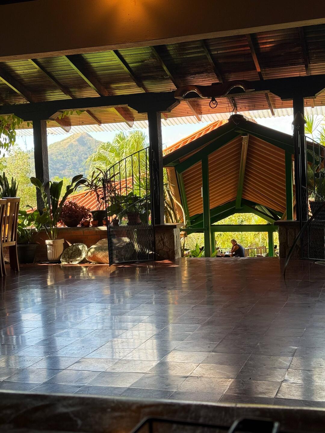 Our view at breakfast.