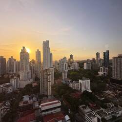 The view of Panama City from our room
