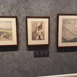 Artwork by internees at the Changi Chapel & Museum.