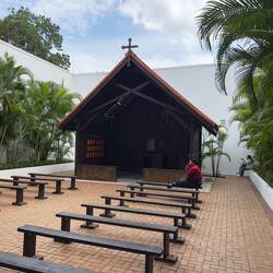 A replica of Changi Chapel.