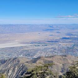 Blick auf Palm Springs
