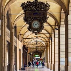 Porticos ... historic architectural element that helps keep us dry today — Bologna, Italy.