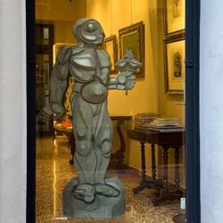 Nope, I don't think I want this piece of art in my home — Bologna, Italy.