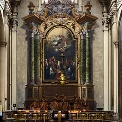 Alfonso Lombardi’s “Compianto su Cristo morto” [Lamentation of Christ] ... at the cathedral.