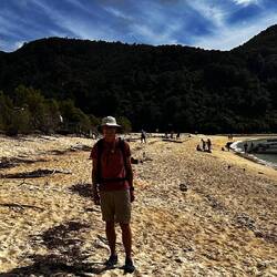 Start der Wanderung in Bark Bay