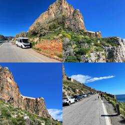 ..wir haben Glück,ein🅿️ist frei.So müssen wir nicht vom Hafen rüber laufen..👏🏻😉