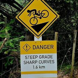 Ha! Love the dude on the bike portion of this sign 😊