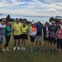 ...and our fellow cyclists! Shane, Janie, Tom, me, Sarah, David, Jane, Ted, Diana, & John!