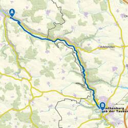 Heute geht es von Creglingen nach Rothenburg ob der Tauber