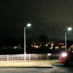 13.2.26: Coswig an der Elbe. Ankunft (18:30 Uhr) bei "Nacht".