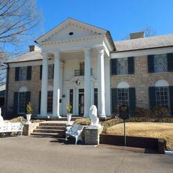 Das Wohnhaus auf Graceland.