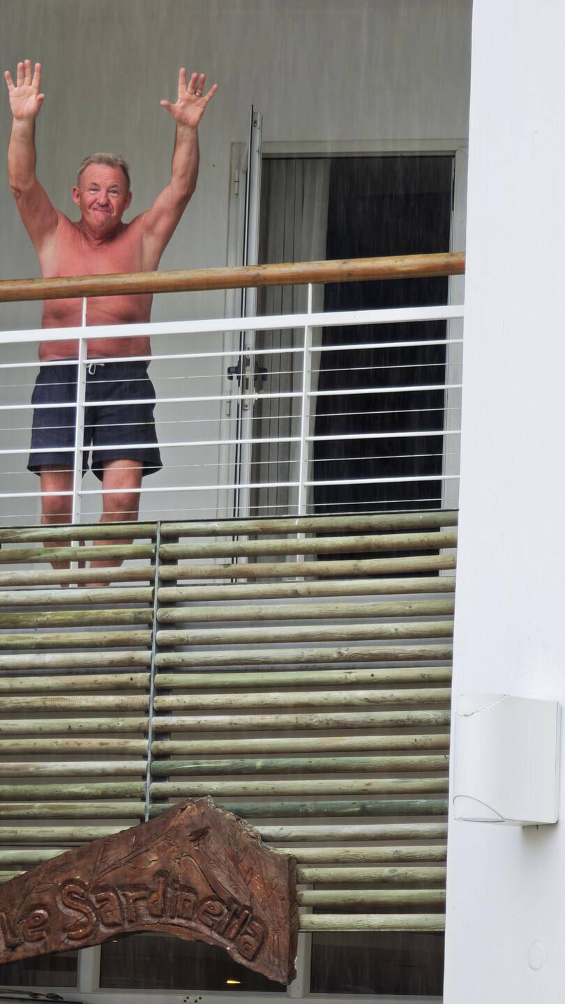 Tschüss dem Candy-Man. Coole englische Type musste heute leider abreisen.